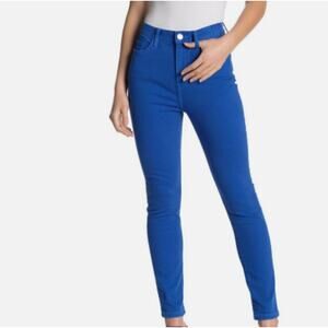Current/Elliott Womens Ultra High Waist Skinny Jeans Nautical Bright Blue 27